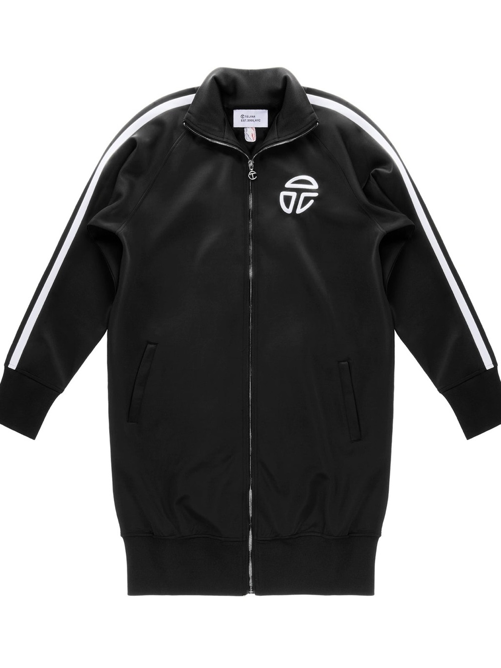 Telfar Tall Track Jacket Black BNWT XS/S